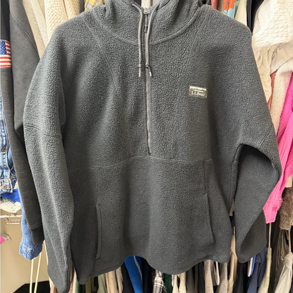 L.L. Bean women’s black Zip-Up Sweater